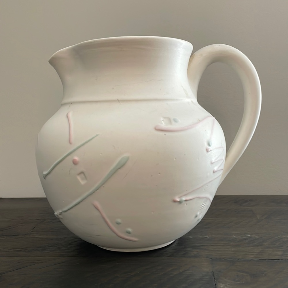 Vintage Chic Lotz Pottery Pticher